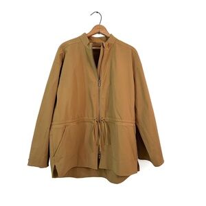 Lululemon Cinch-Waist Stretch Shirt‎ Jacket Brown Tan - Medium